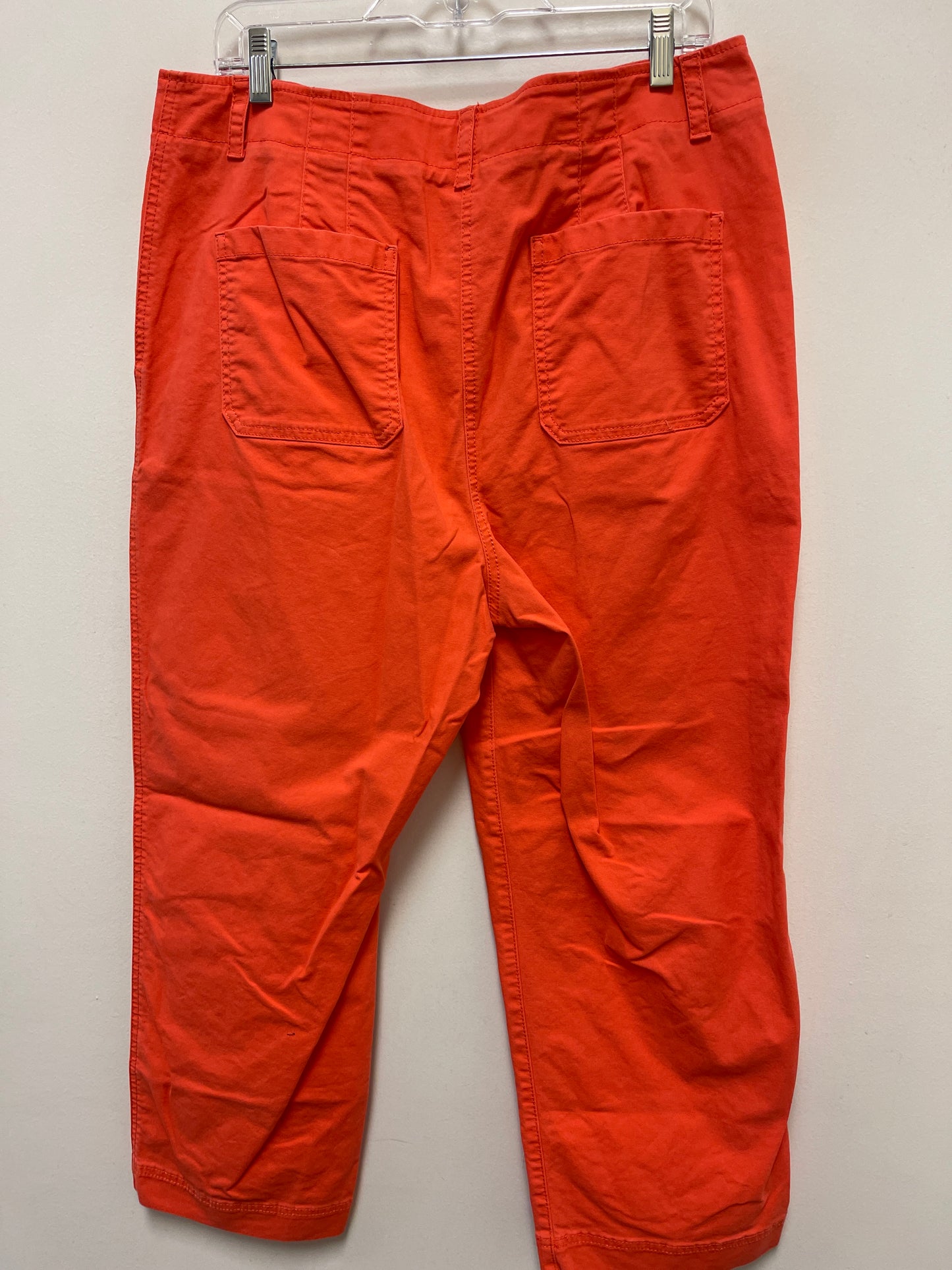 Pants Cropped By Talbots In Orange, Size: 14