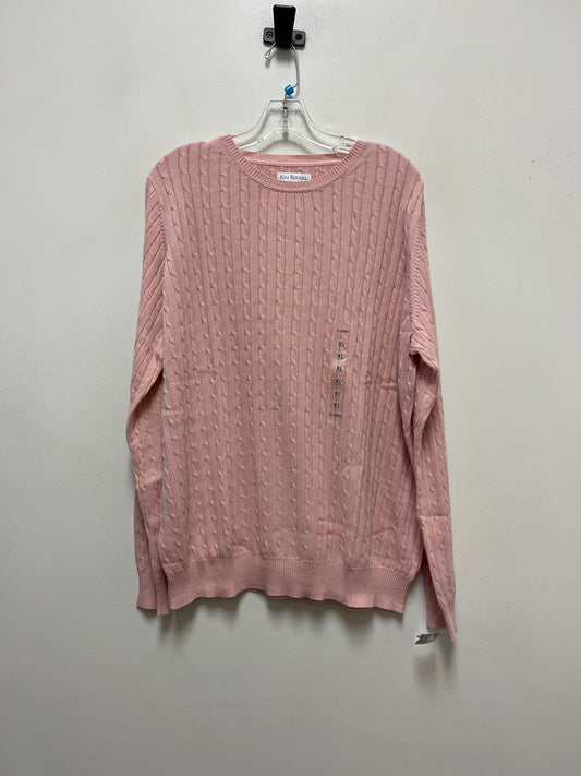 Sweater By Kim Rogers In Pink, Size: Xl