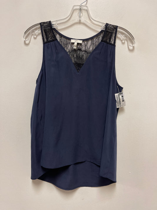 Top Sleeveless By Joie In Navy, Size: Xs