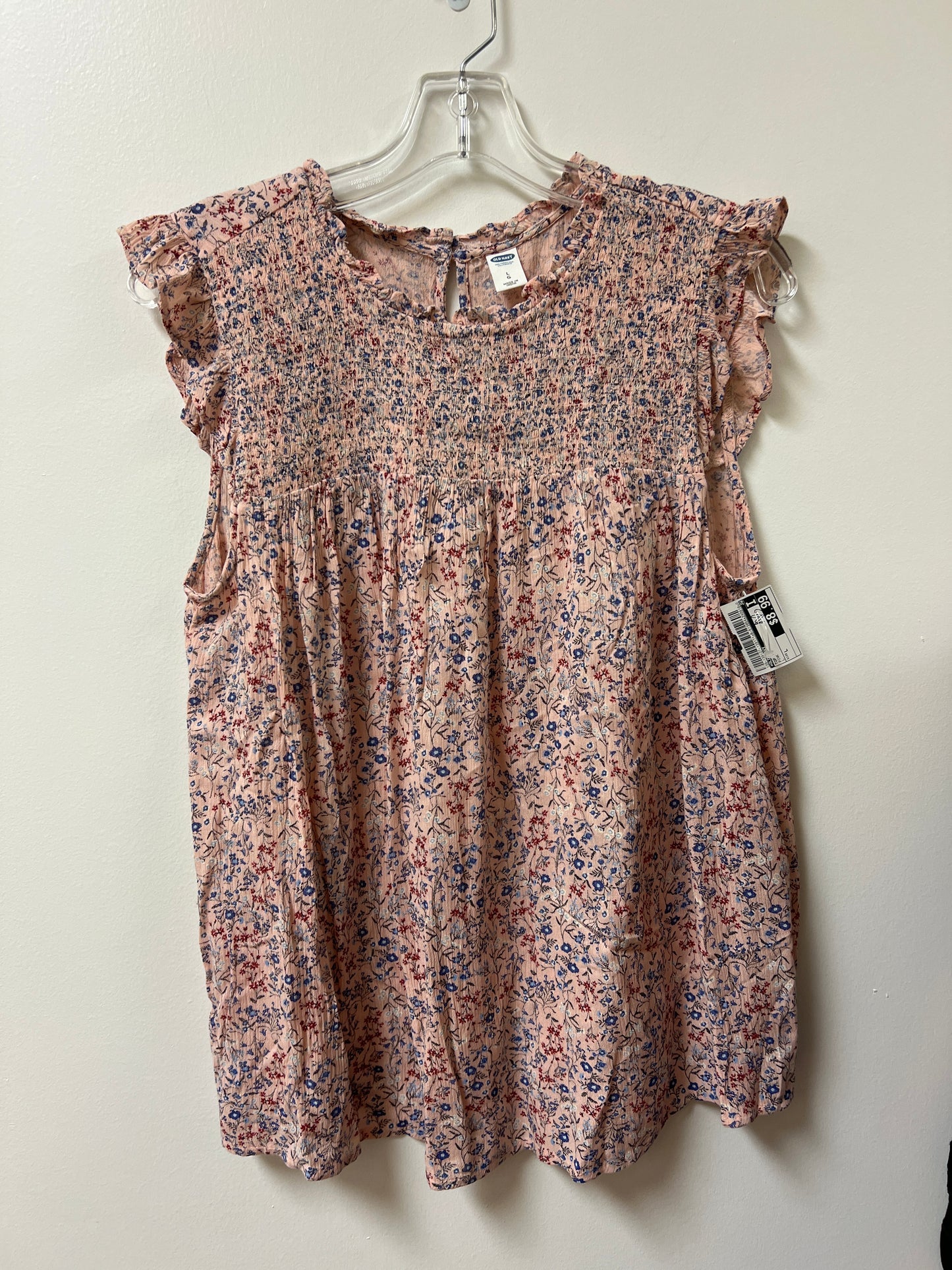 Top Short Sleeve By Old Navy In Pink, Size: L