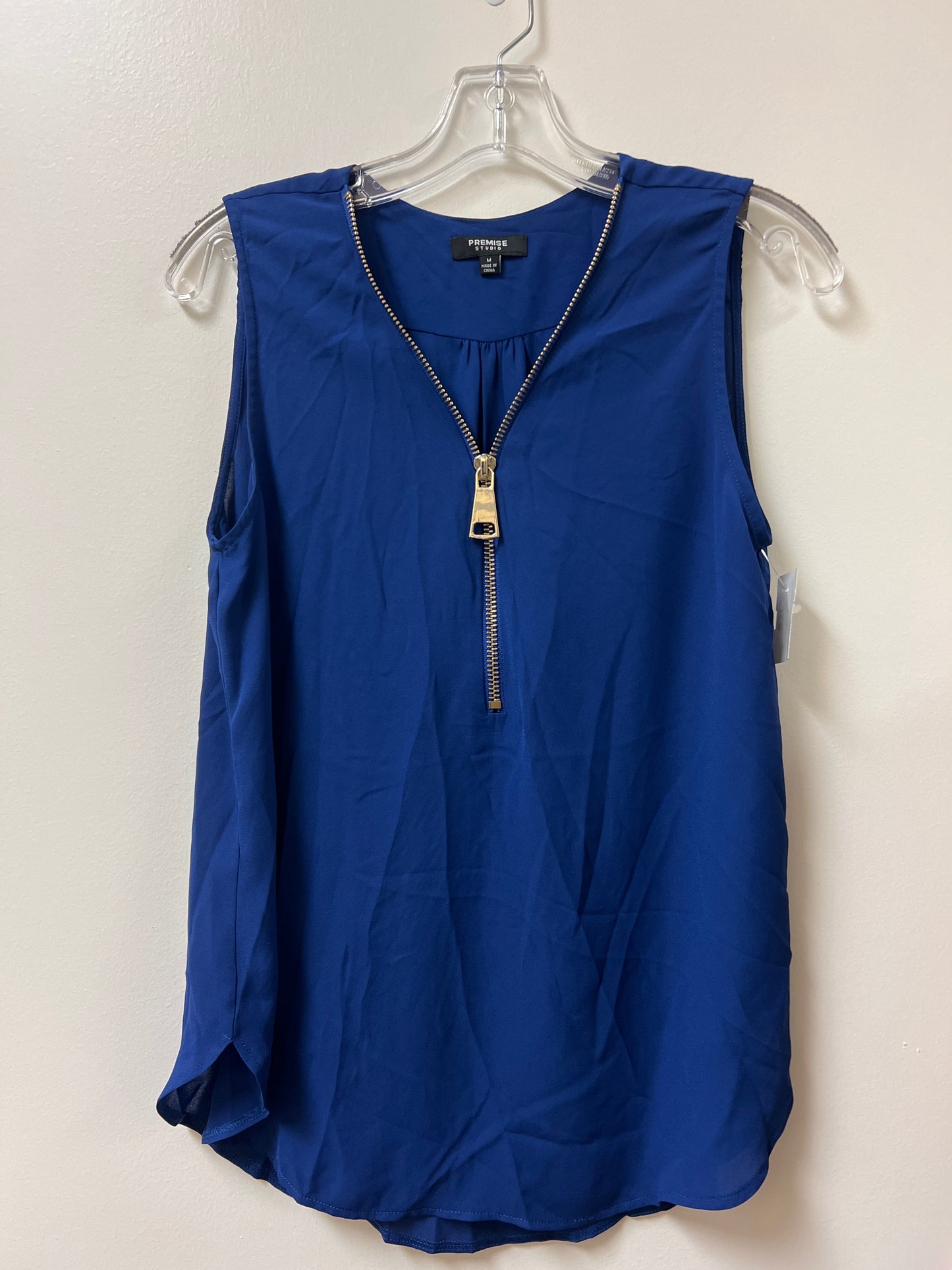 Top Sleeveless By Premise Studio In Blue, Size: 0