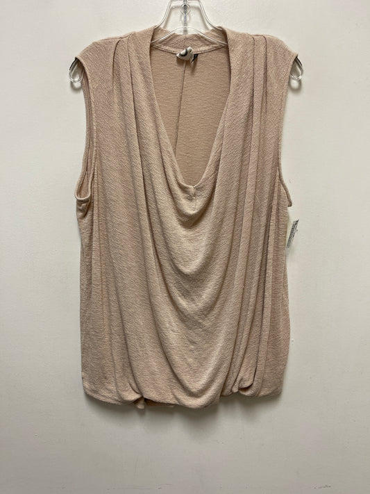 Top Sleeveless By Akemi And Kin In Cream, Size: L