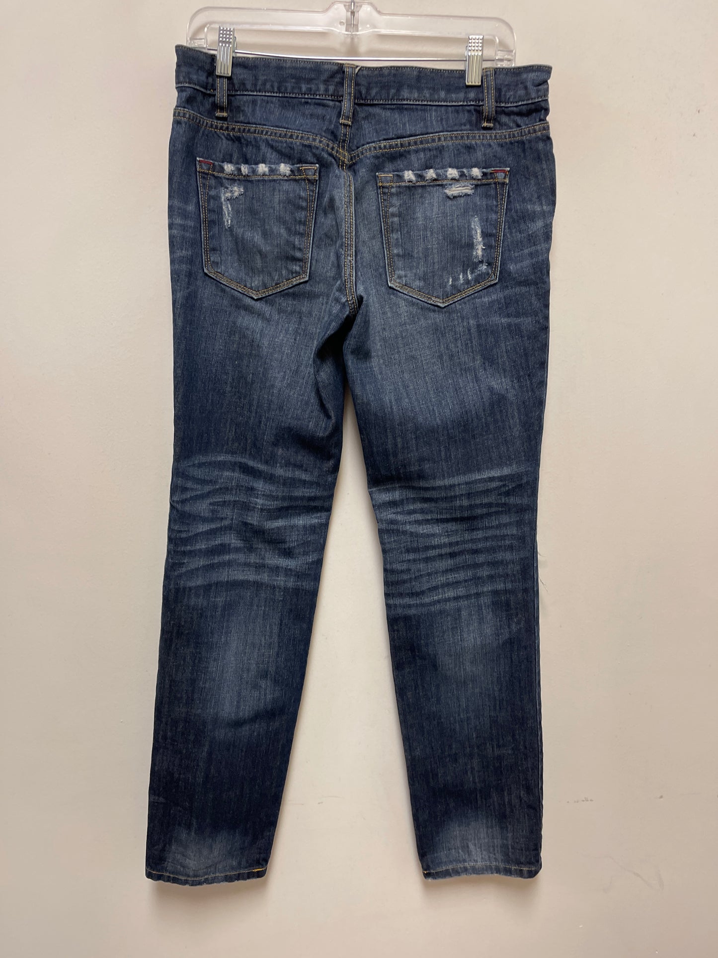 Jeans Boyfriend By Loft In Blue Denim, Size: 2