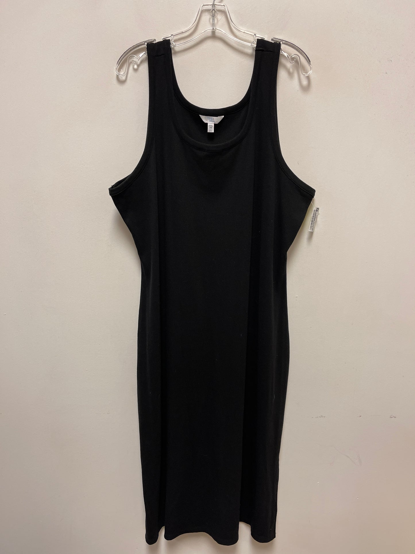 Dress Casual Maxi By Time And Tru In Black, Size: 3x