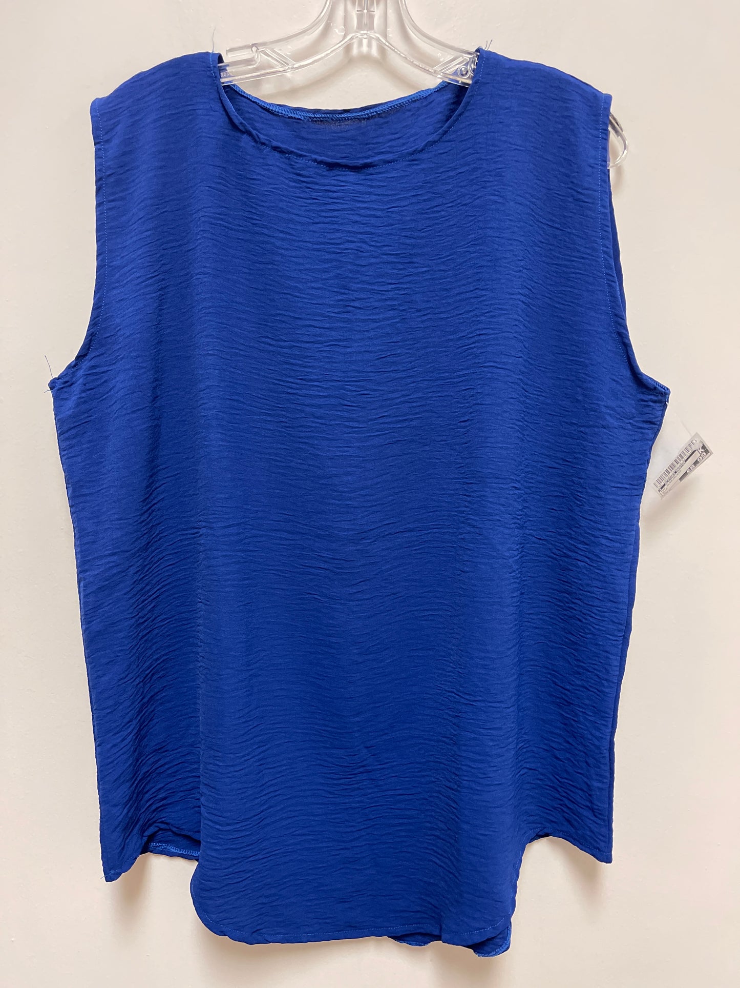 Top Sleeveless By Clothes Mentor In Blue, Size: Xl