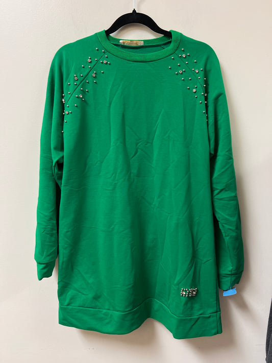 Sweater By Clothes Mentor In Green, Size: Xl