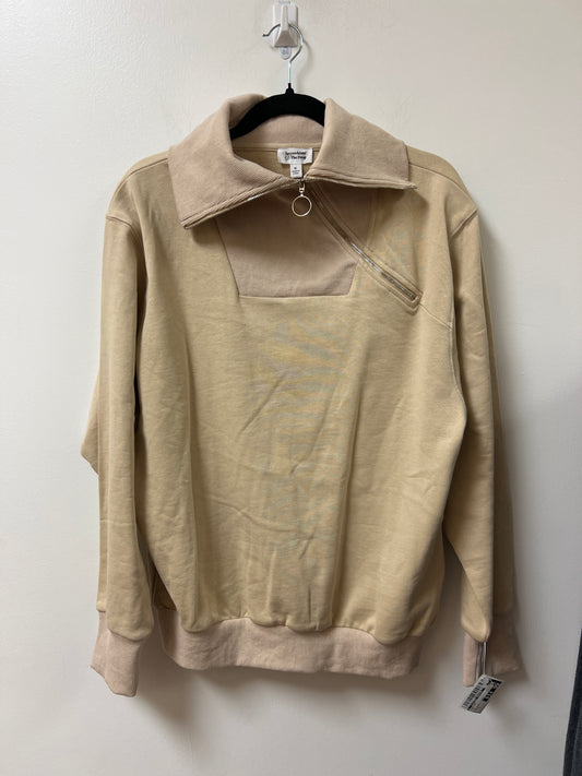 Sweater By Clothes Mentor In Tan, Size: M