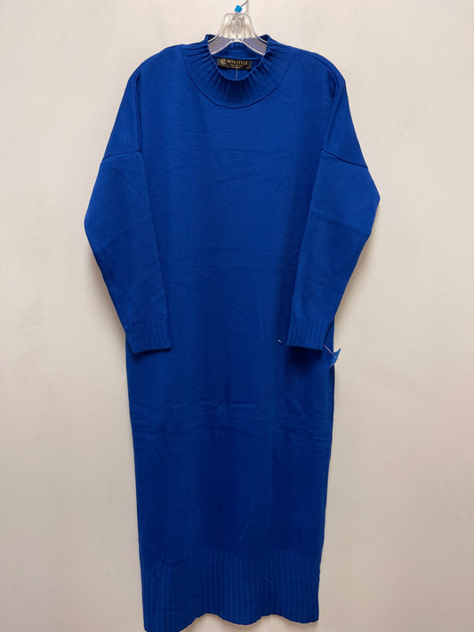 Dress Casual Maxi By Clothes Mentor In Blue, Size: Xl