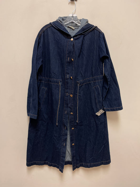 Jacket Other By Clothes Mentor In Blue Denim, Size: Xl