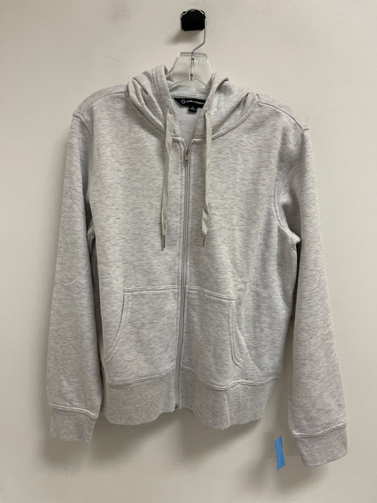 Athletic Jacket By Clothes Mentor In Grey, Size: L