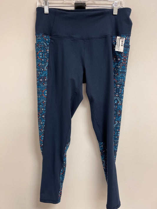 Athletic Pants By Zobha In Navy, Size: L