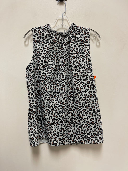 Top Sleeveless By Clothes Mentor In Animal Print, Size: Mp