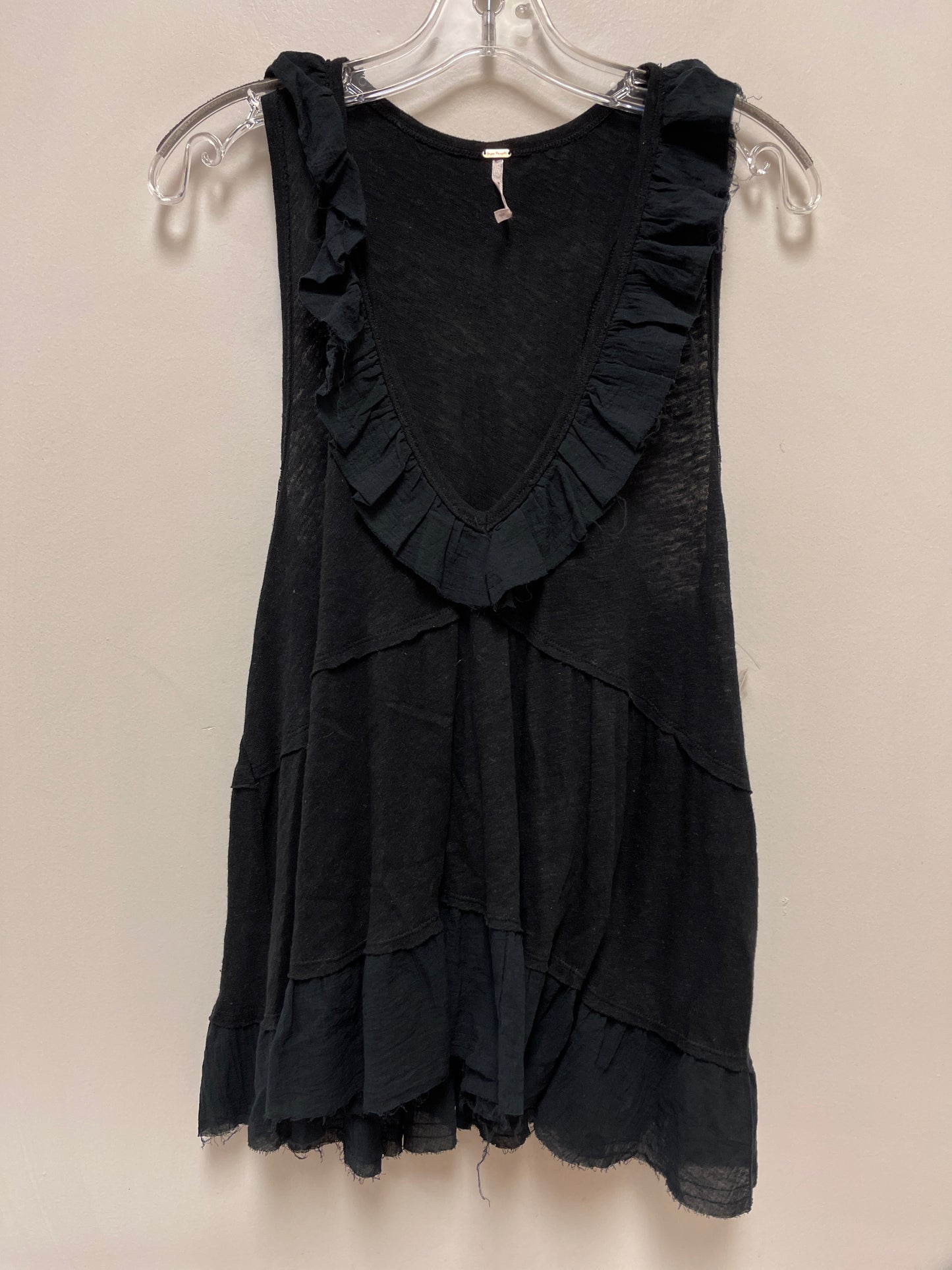 Top Sleeveless By Free People In Black, Size: S