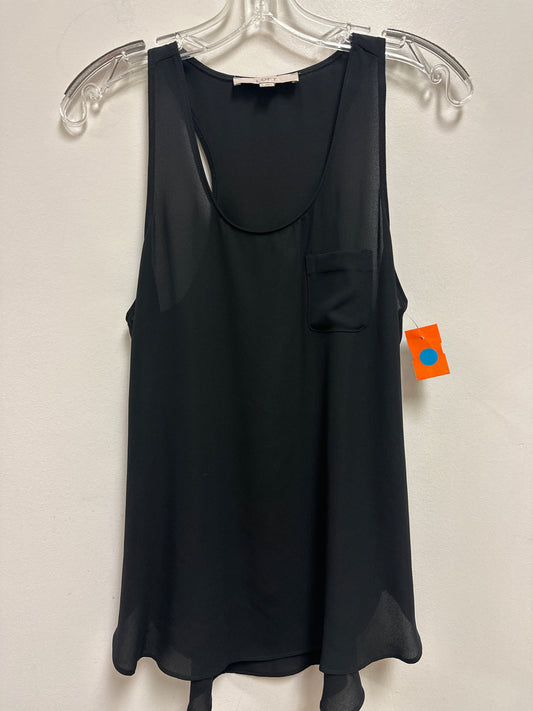 Top Sleeveless By Loft In Black, Size: S