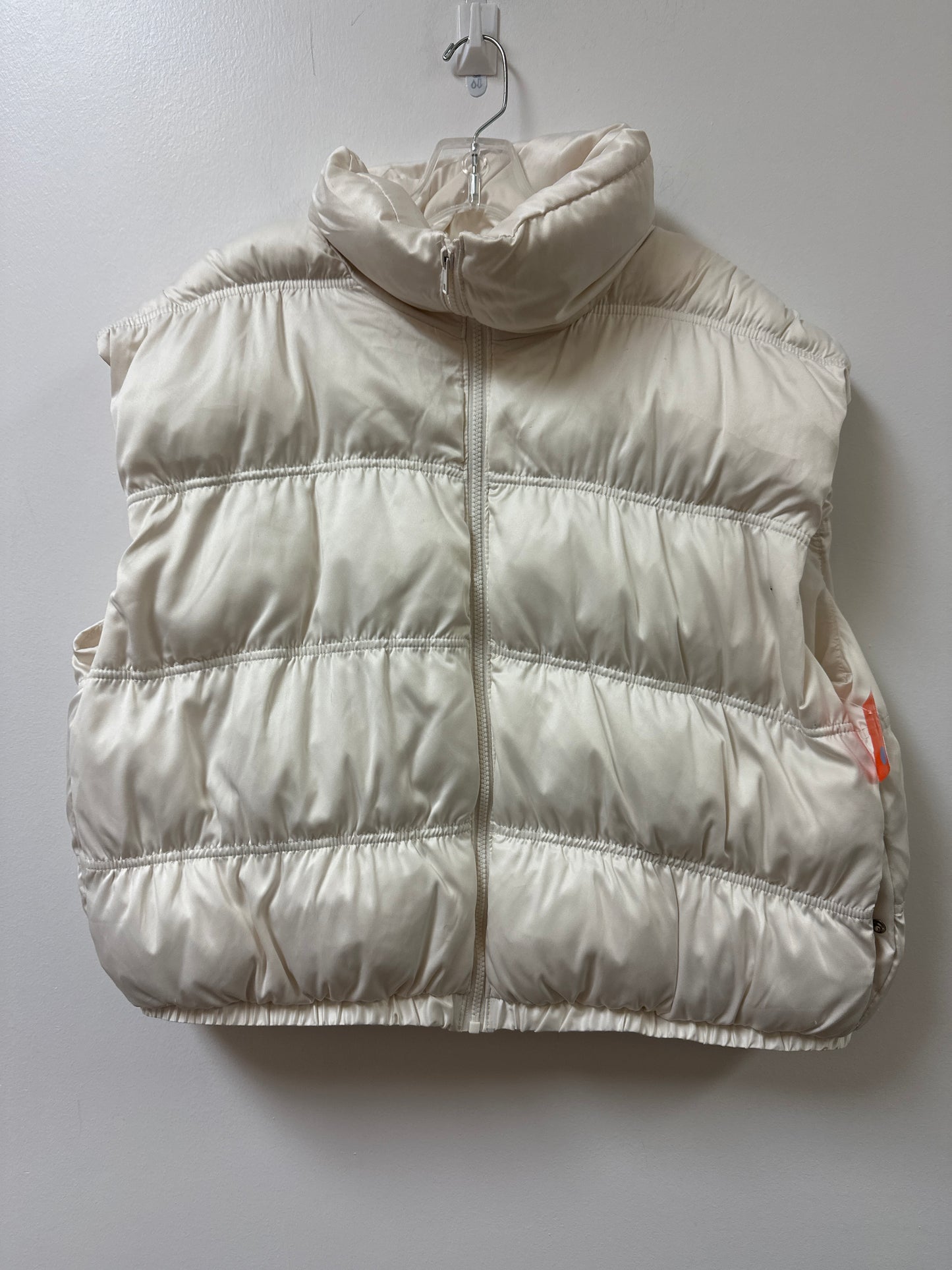 Vest Puffer & Quilted By Wild Fable In Cream, Size: Xl