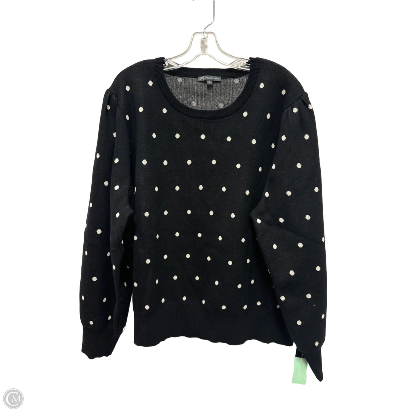 Sweater By Adrianna Papell In Black, Size: 3x