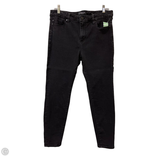 Jeans Skinny By Liverpool In Black, Size: 12