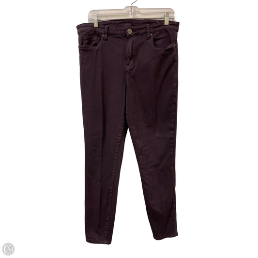 Jeans Skinny By Kut In Purple, Size: 12