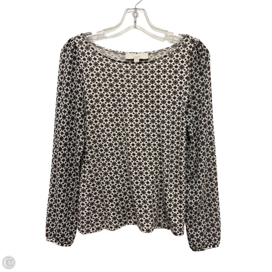 Top Long Sleeve By Loft In Brown, Size: Xs