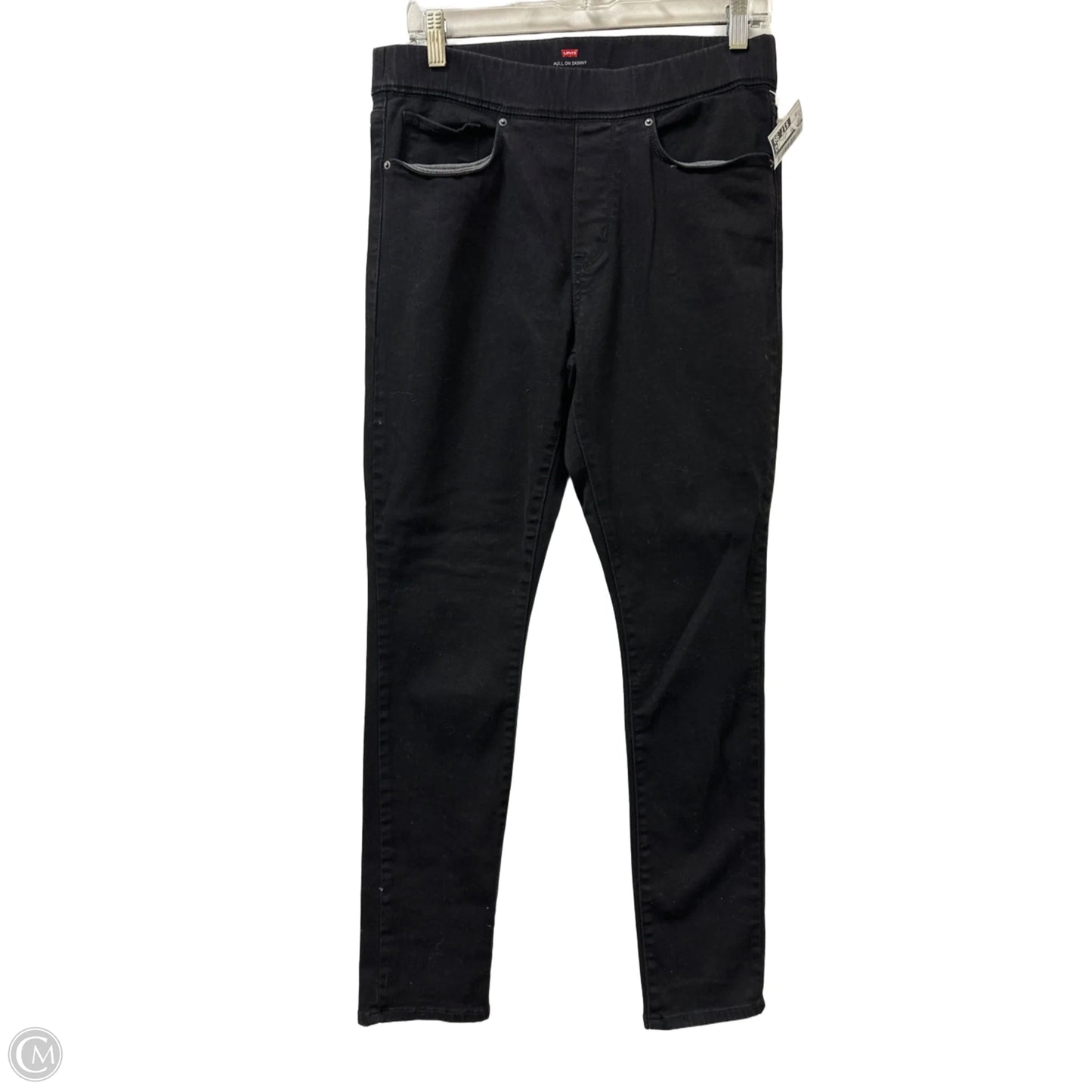 Jeans Skinny By Levis In Black, Size: 10