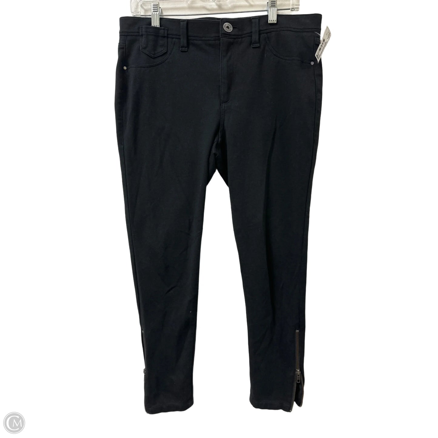 Pants Cropped By Dkny In Black, Size: 10
