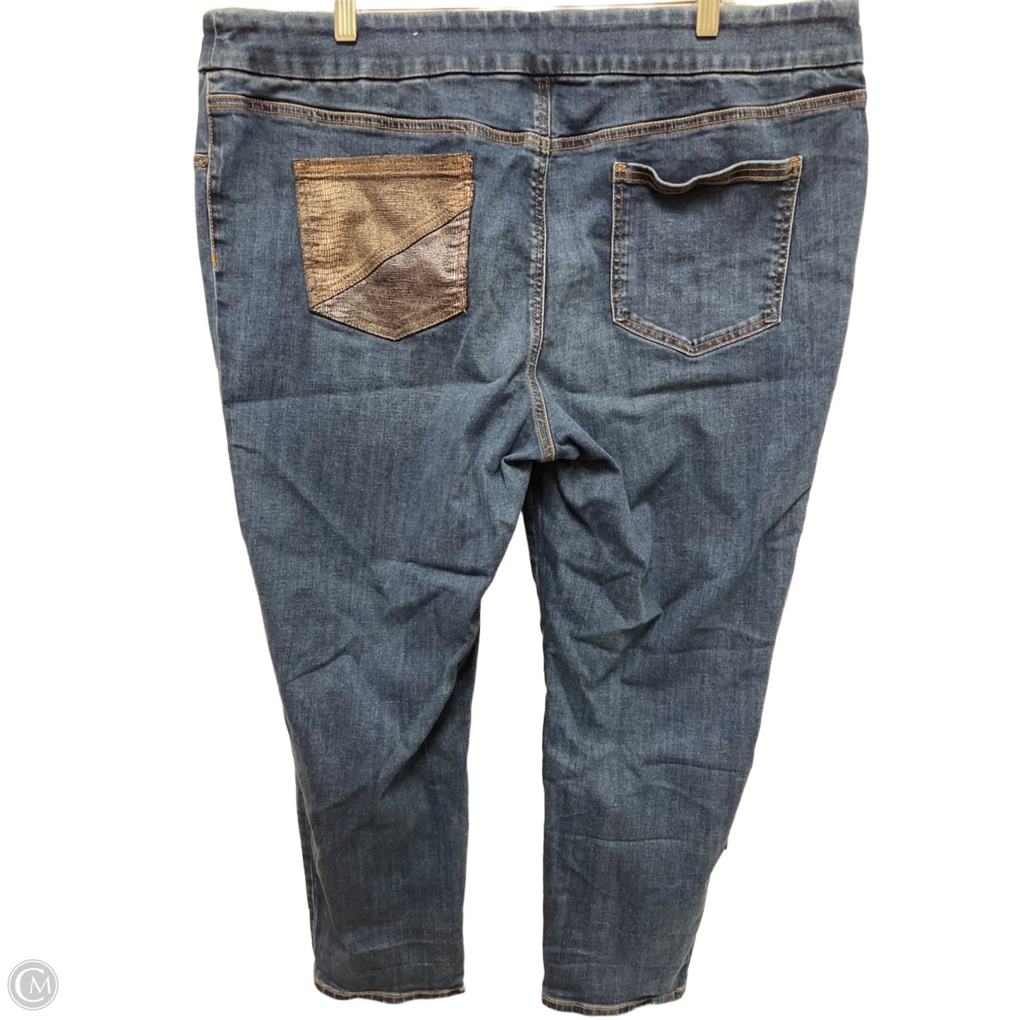 Jeans Jeggings By Chicos In Blue Denim, Size: 18