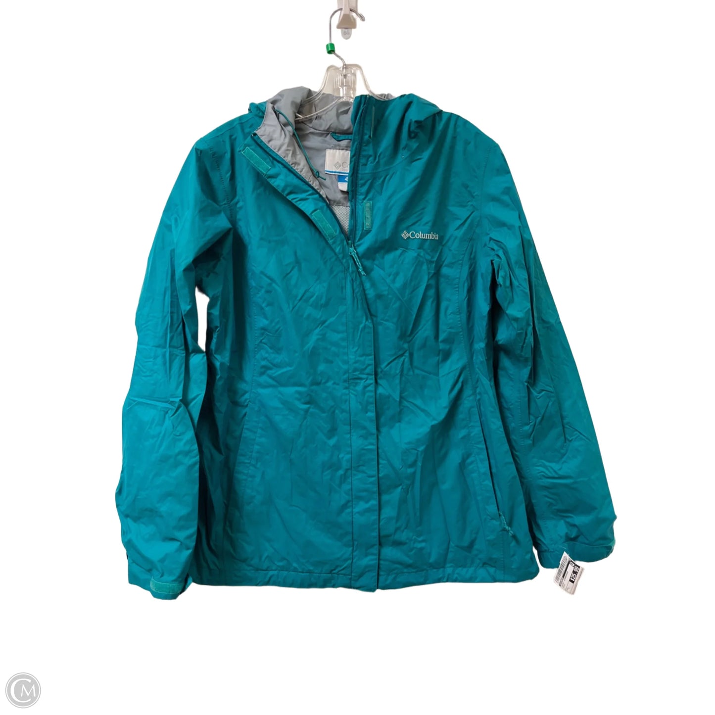 Jacket Windbreaker By Columbia In Green, Size: L