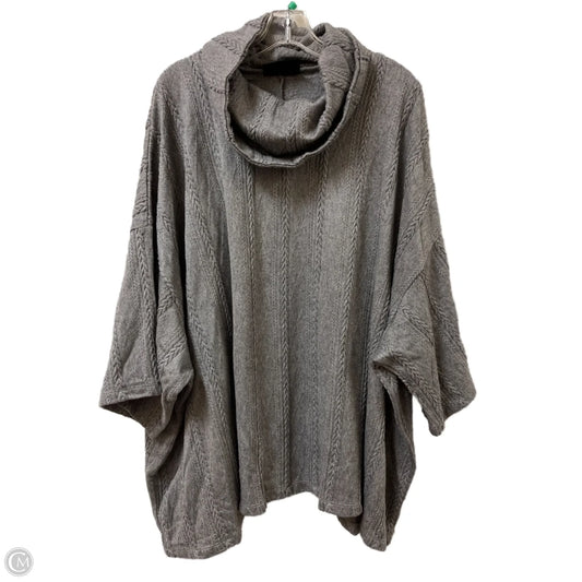 Sweater By Lane Bryant In Grey, Size: 3x