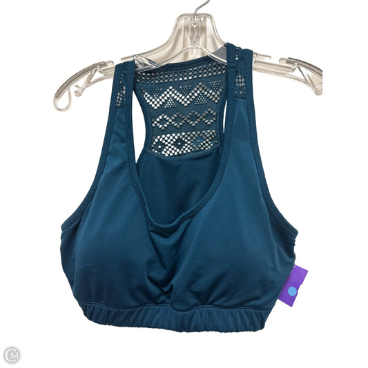Athletic Bra By Clothes Mentor In Teal, Size: M