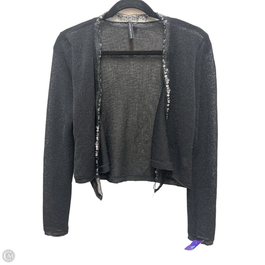 Sweater Cardigan By Clothes Mentor In Black, Size: M