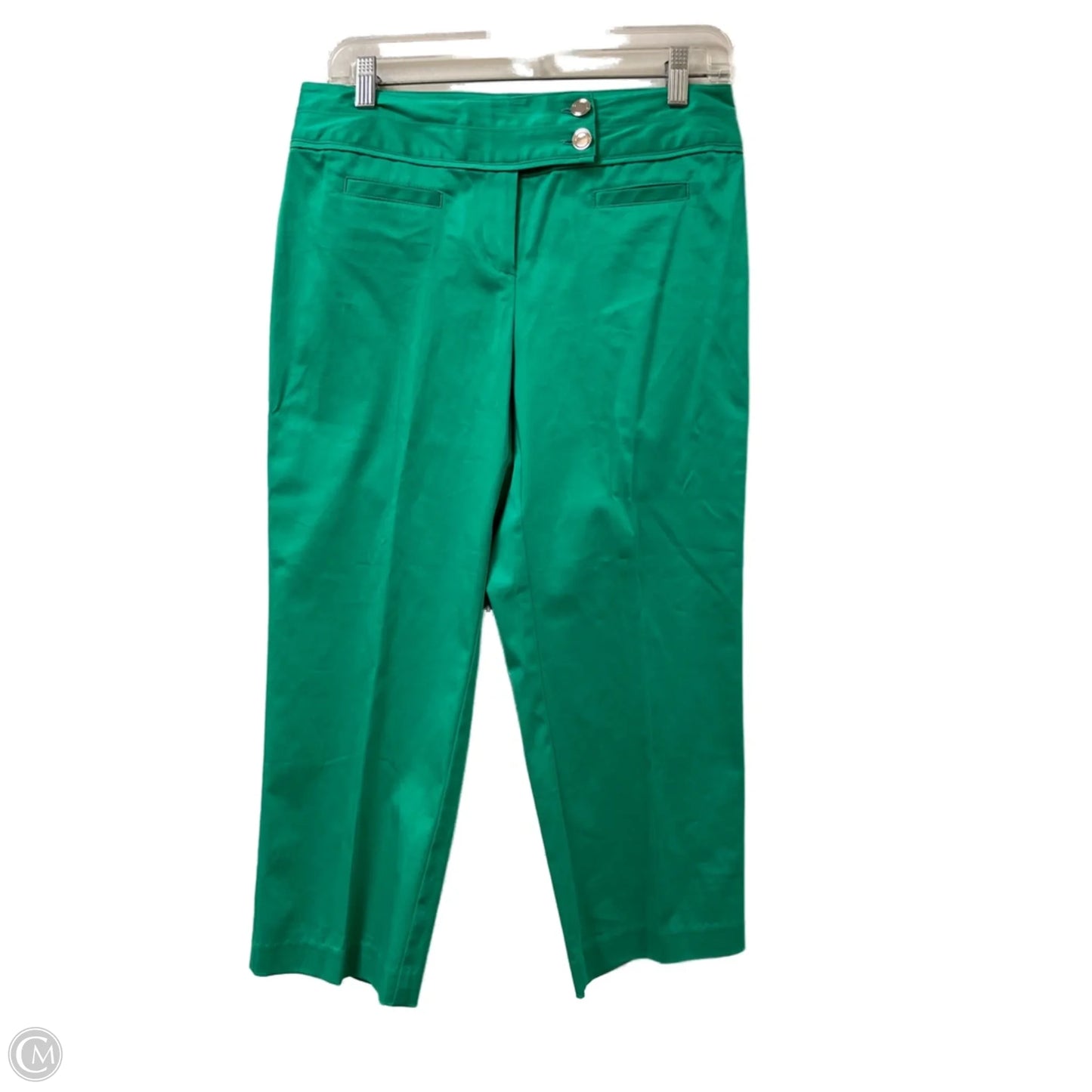 Pants Cropped By Style And Company In Green, Size: 4