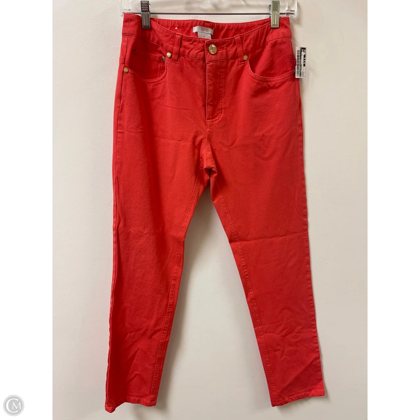 Pants Cropped By Clothes Mentor In Orange, Size: 4