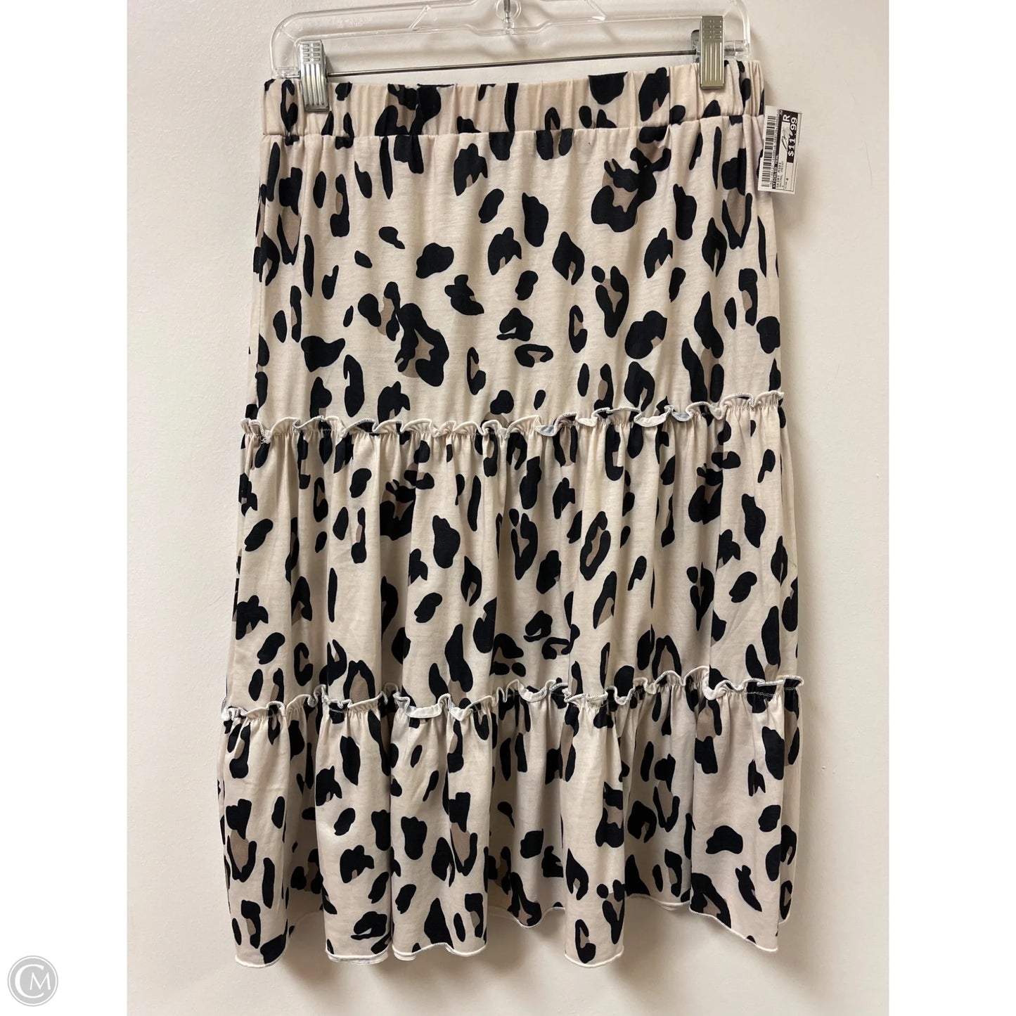 Skirt Midi By Tickled Teal In Animal Print, Size: 4