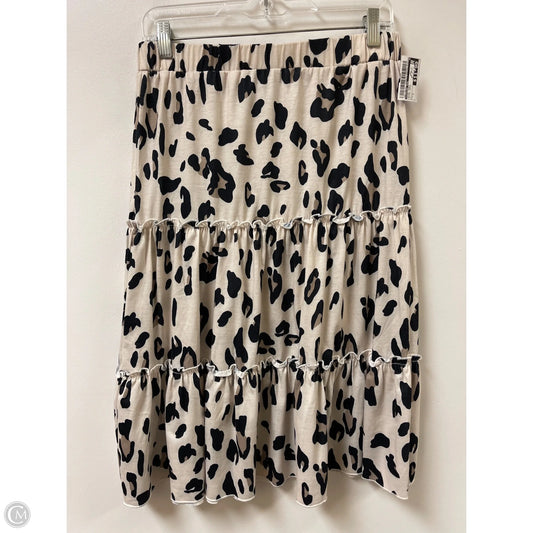 Skirt Midi By Tickled Teal In Animal Print, Size: 4