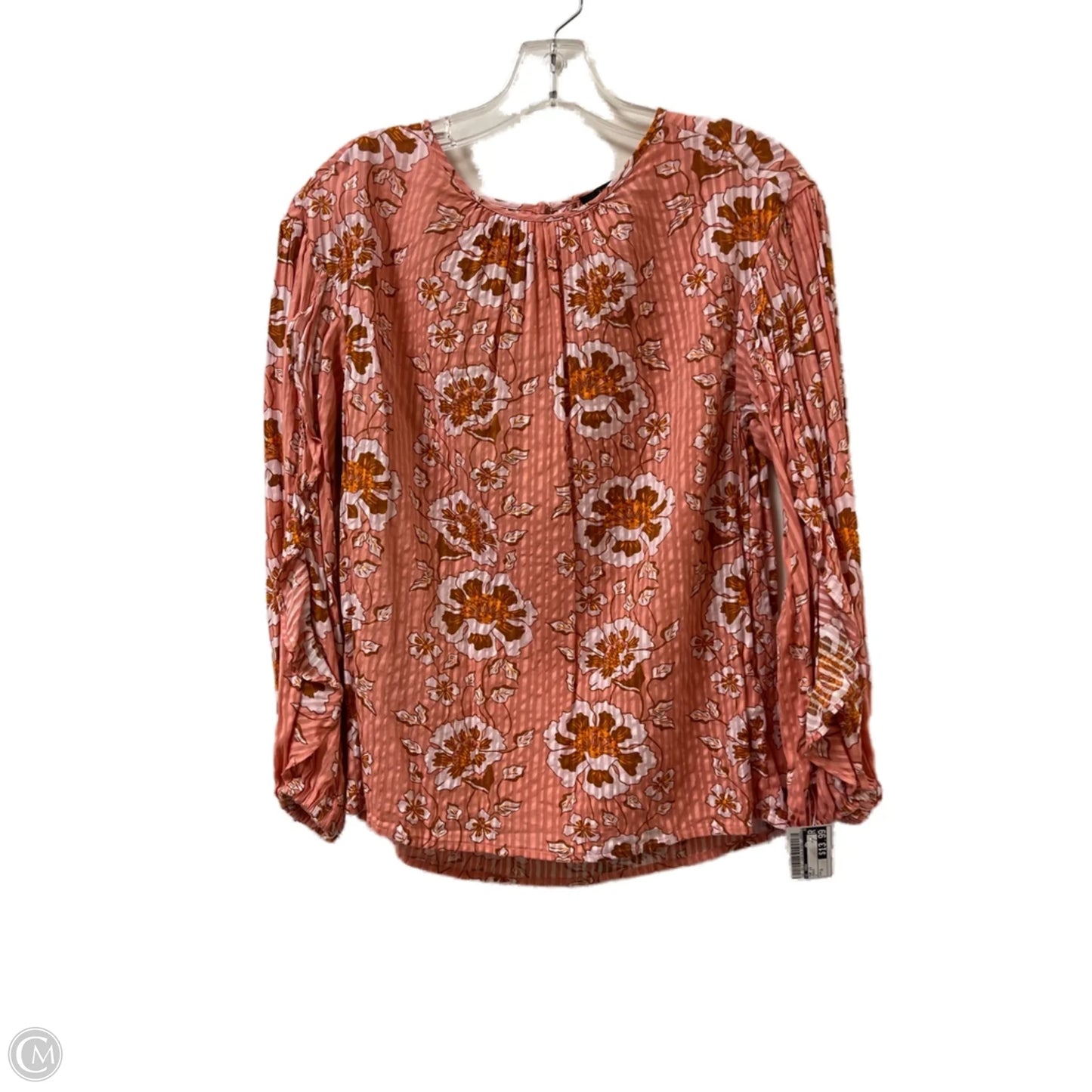 Top Long Sleeve By J. Crew In Peach, Size: S