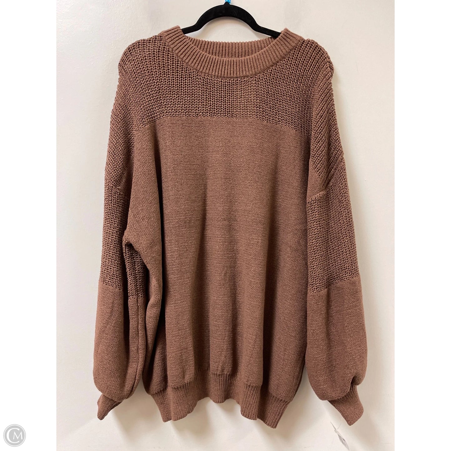 Sweater By Clothes Mentor In Brown, Size: 2x