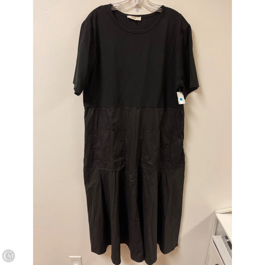 Dress Casual Maxi By Clothes Mentor In Black, Size: 3x