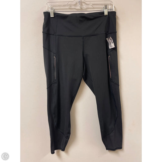 Athletic Capris By Athleta In Black, Size: L