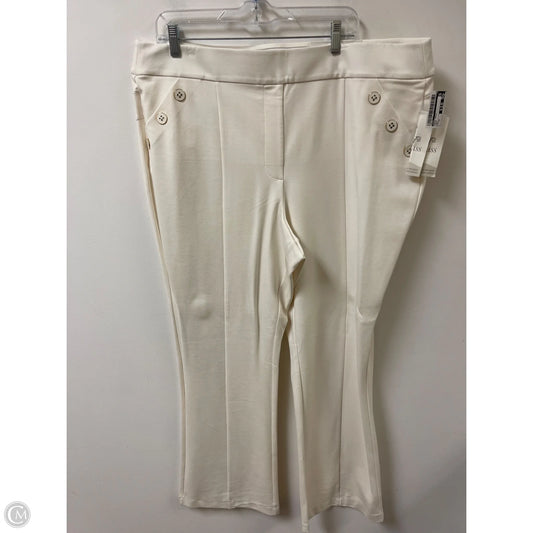 Pants Dress By Cato In Cream, Size: 22
