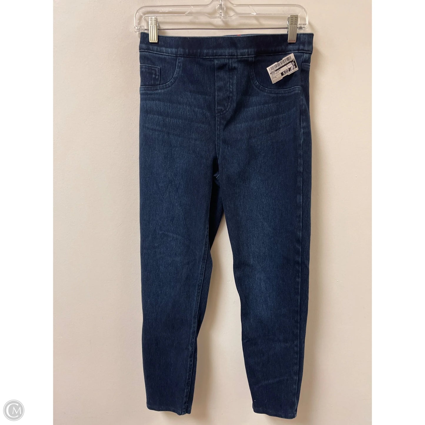 Jeans Skinny By Spanx In Blue Denim, Size: 8