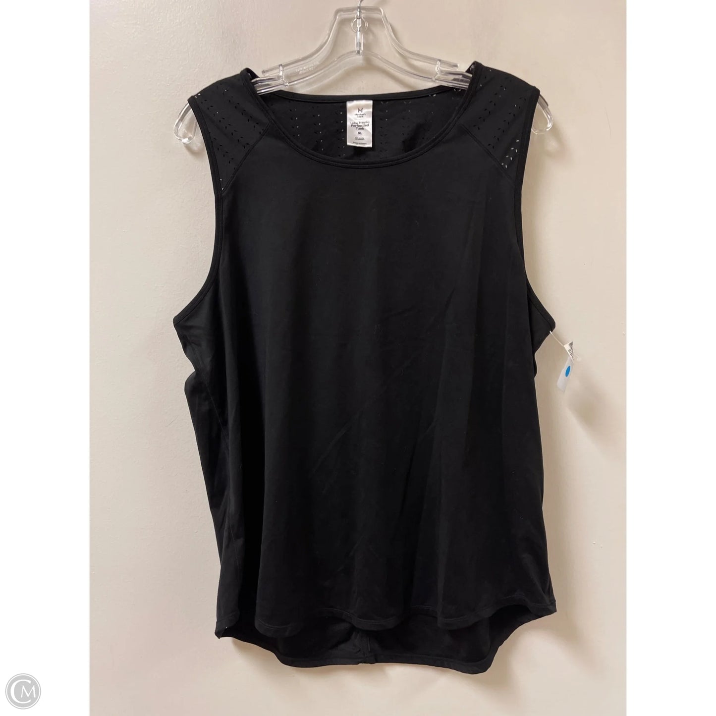 Athletic Tank Top By Members Mark In Black, Size: Xl
