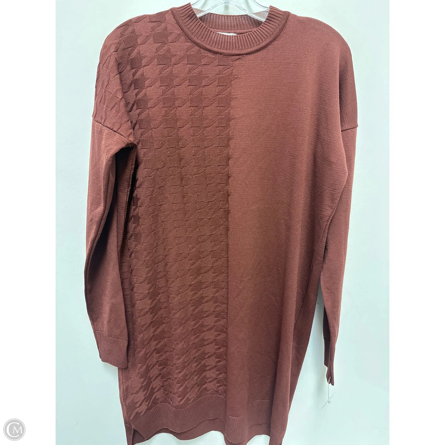 Dress Casual Midi By Clothes Mentor In Brown, Size: L