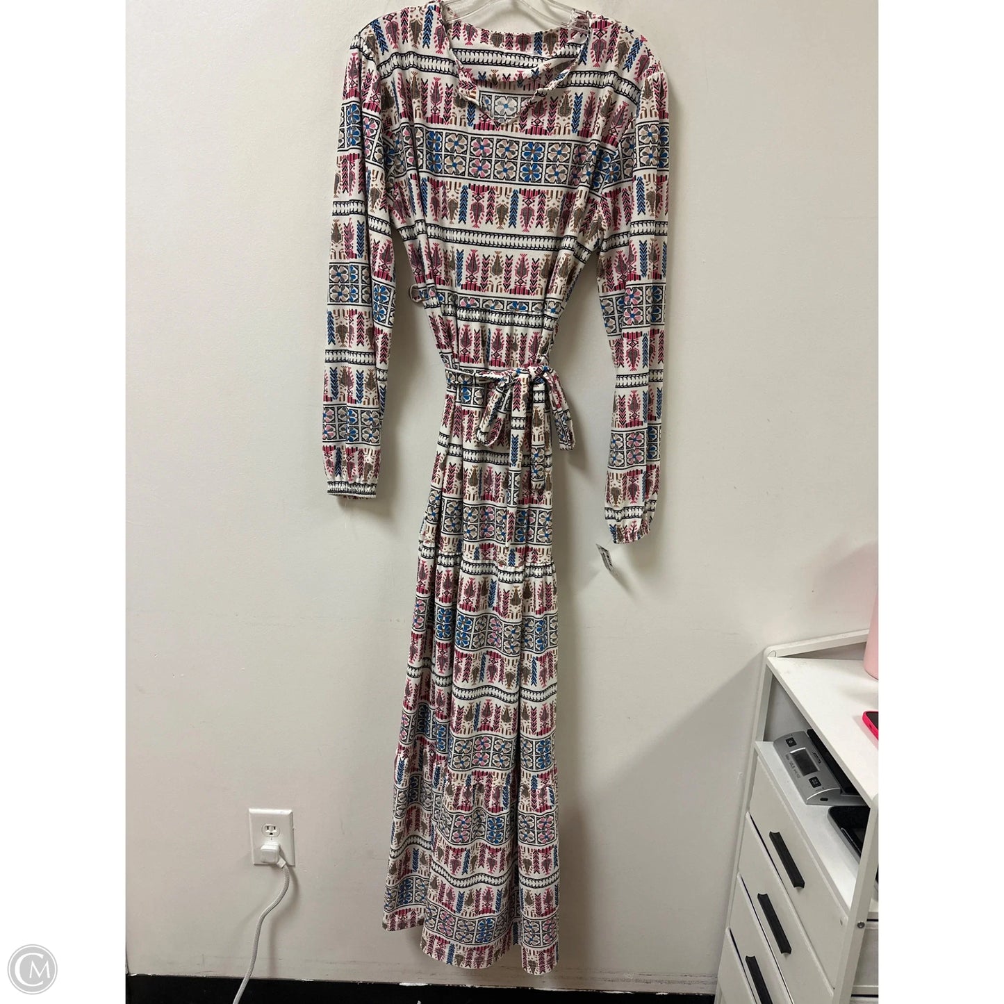 Dress Casual Maxi By Clothes Mentor In Multi-colored, Size: Xl