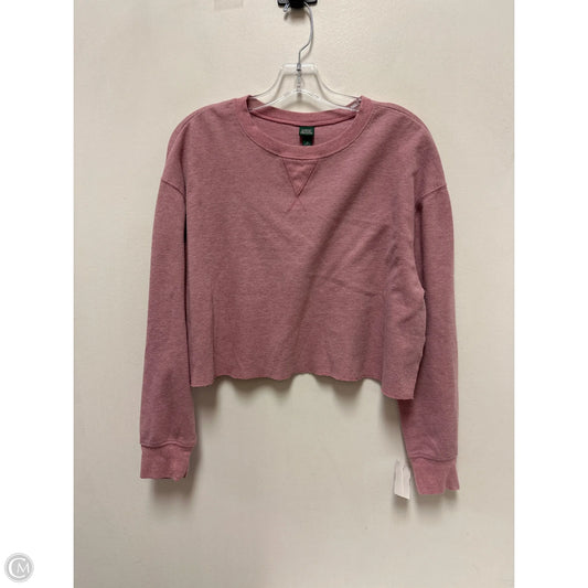 Top Long Sleeve By Wild Diva In Pink, Size: Xl