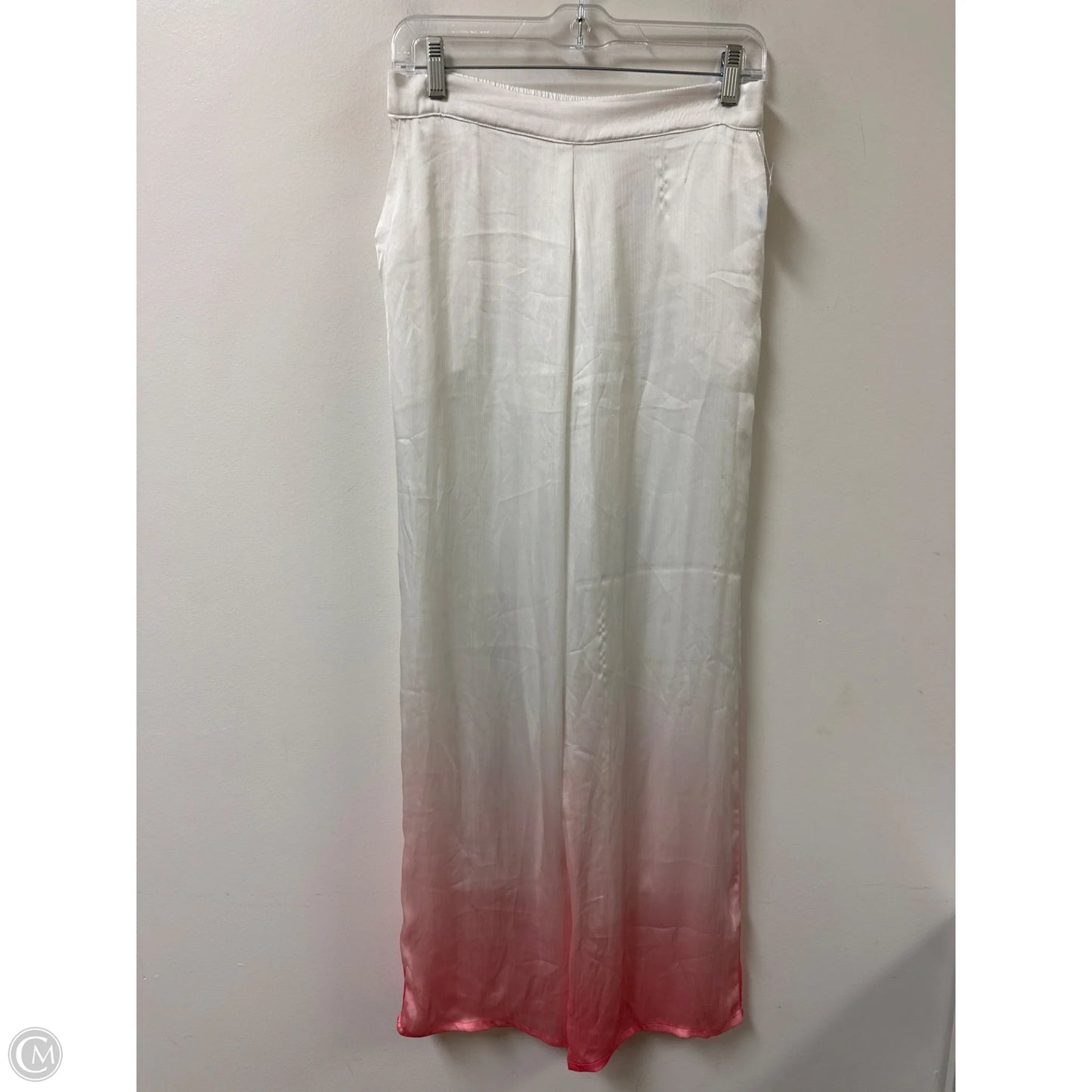 Pants Lounge By Clothes Mentor In Pink & White, Size: 14