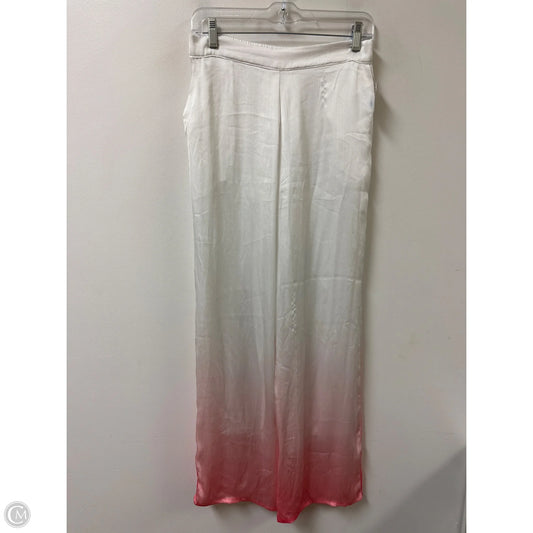 Pants Lounge By Clothes Mentor In Pink & White, Size: 14