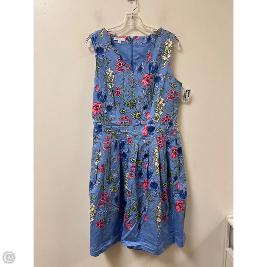 Dress Casual Midi By Talbots In Purple, Size: Xl