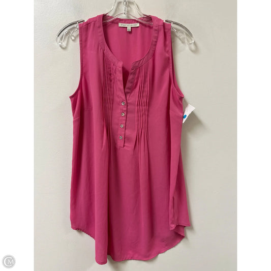 Top Sleeveless By Daniel Rainn In Pink, Size: S