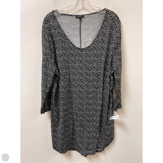 Tunic Short Sleeve By Lane Bryant In Polkadot Pattern, Size: 2x