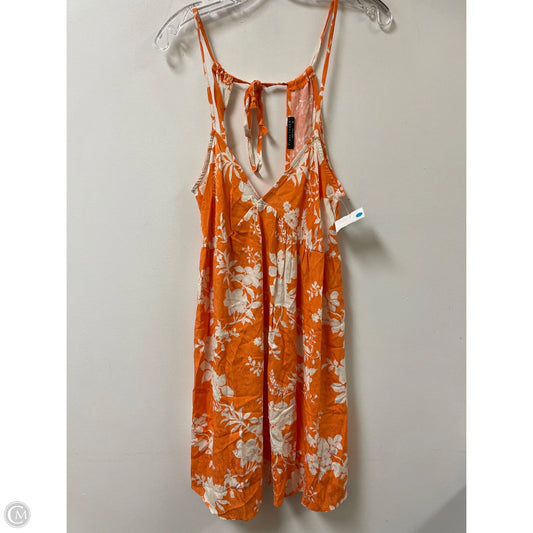 Dress Casual Short By Final Touch In Orange, Size: S